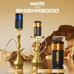 WAKER Shisha E-Hookah 5000 Züge Einweg 2% (1 Shisha )