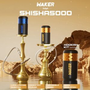 WAKER Shisha E-Hookah 5000 Züge Einweg 2% (1 Shisha )
