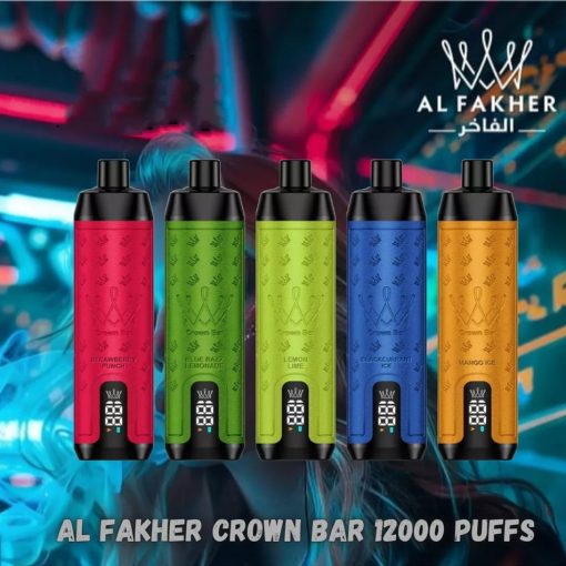 Al Fakher Crown Bar 12000 Züge Einweg Vape mit integrierter Hookah-Soundwave – Bild 4