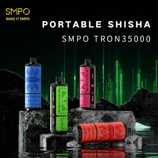 SMPO TRON 35000 Shisha Wiederaufladbares Einweg Kit (1 Vape) – Bild 2