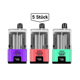 WGA Legend Ultra 30000 Züge Austauschbares Vape (5 Stück)