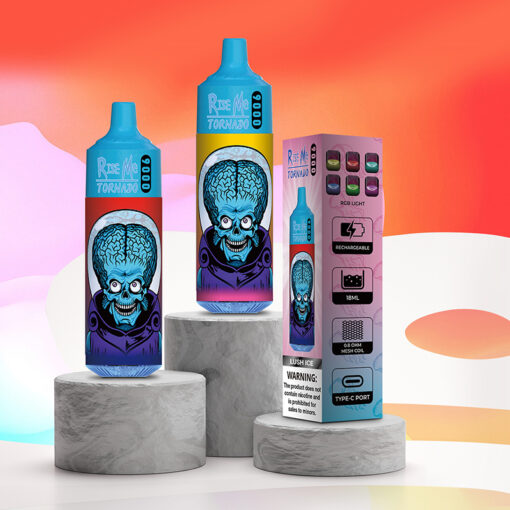 0% Salzfrei RiseMe K16 9000 Einweg Vape – (5 Stück)