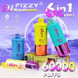 Fizzy Max III 6in1 60000 Züge Einweg Vapes (10 Stück)