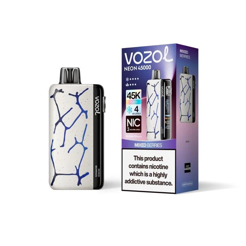 Vozol Neon 45000 Puffs Vorgefülltes Einweg Vape Kit 24ml- (2 Stück)