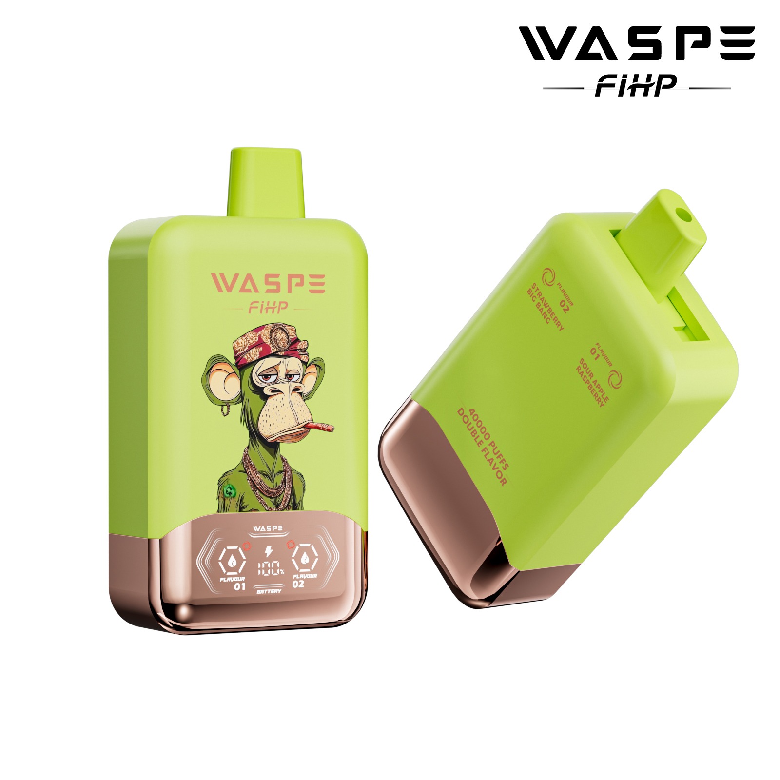 WASPE FIHP 40K Einweg Vape – Double Flavor | 40.000 Züge (2 Stück) – Bild 3