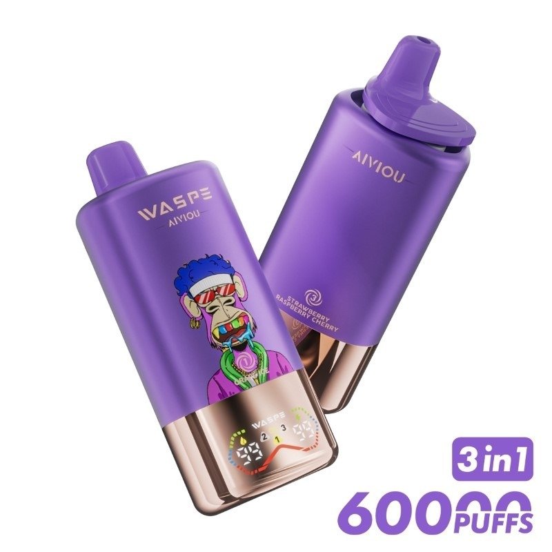 WASPE 60000 3-in-1 Einweg Vape mit Triple Flavor (2 Stück) – Bild 4