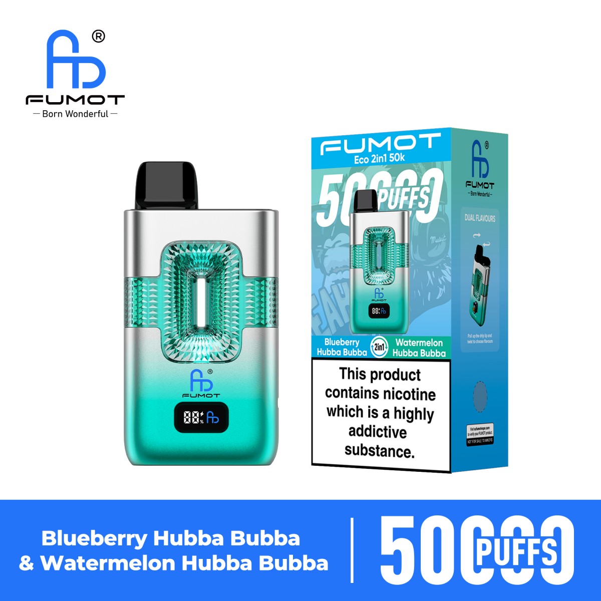 Fumot ECO 2in1 50000 Züge Einweg Vape (1 Stück)